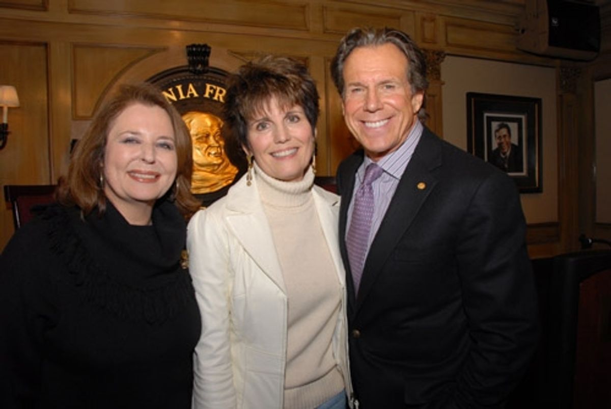 Randie Levine-Miller, Lucie Arnaz and Bill Boggs at Lucie Arnaz at The Friars Club