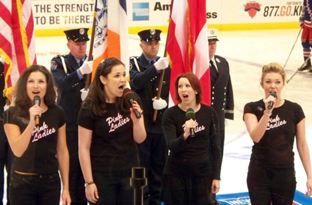 Lindsay Mendez, Jenny Powers, Kirsten Wyatt and Robyn Hurder
 at 