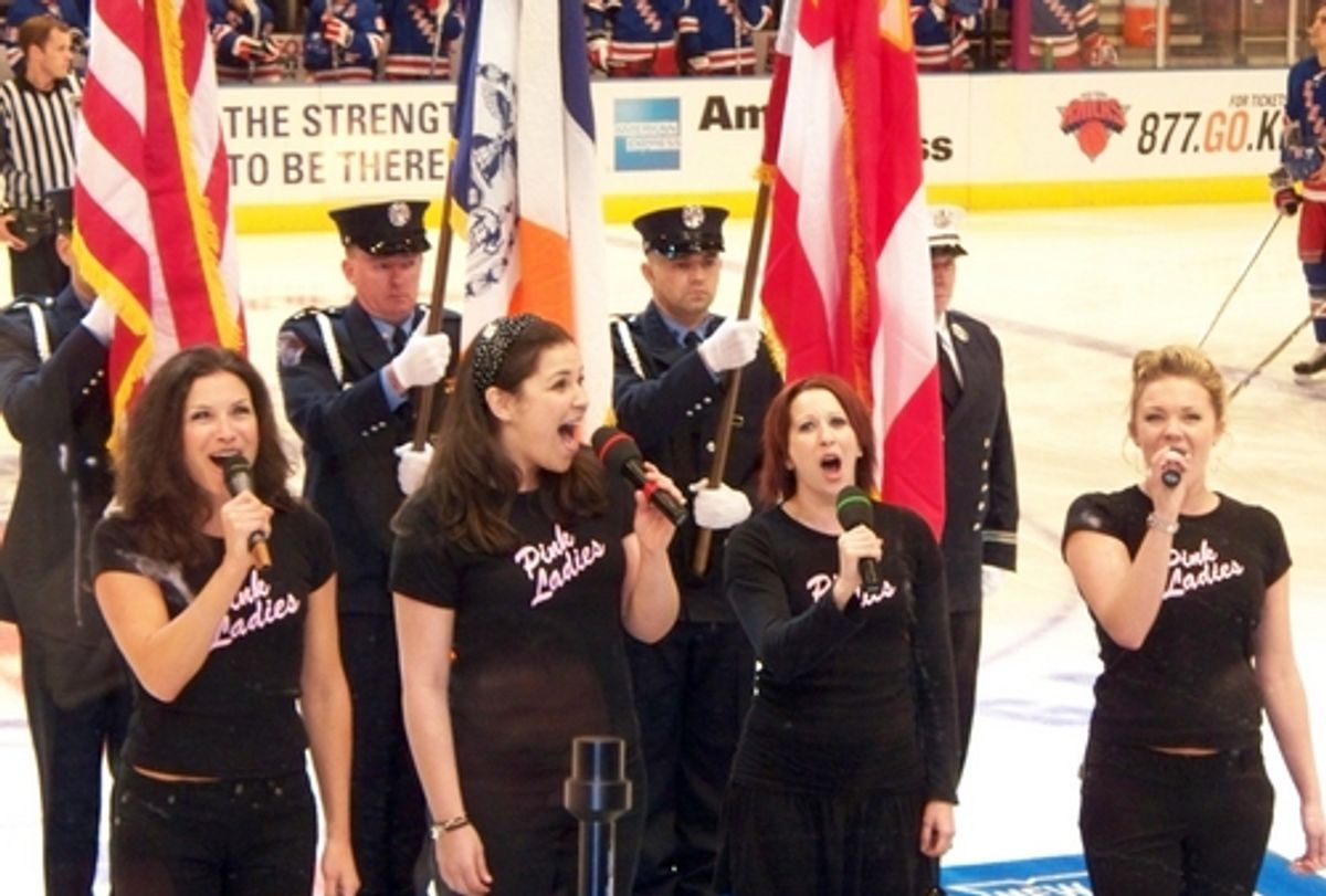 Lindsay Mendez, Jenny Powers, Kirsten Wyatt and Robyn Hurder
 at 