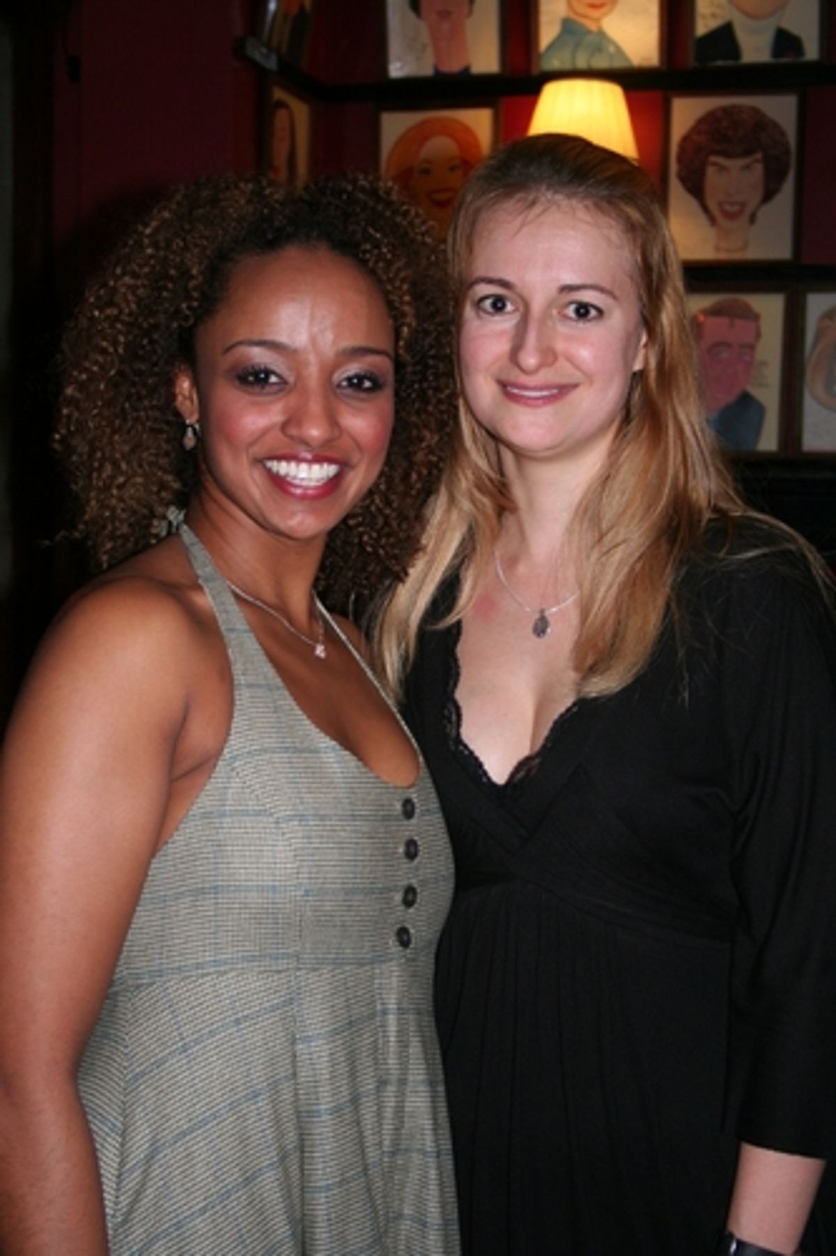 Asmeret Ghebremichael and Nell Benjamin at 