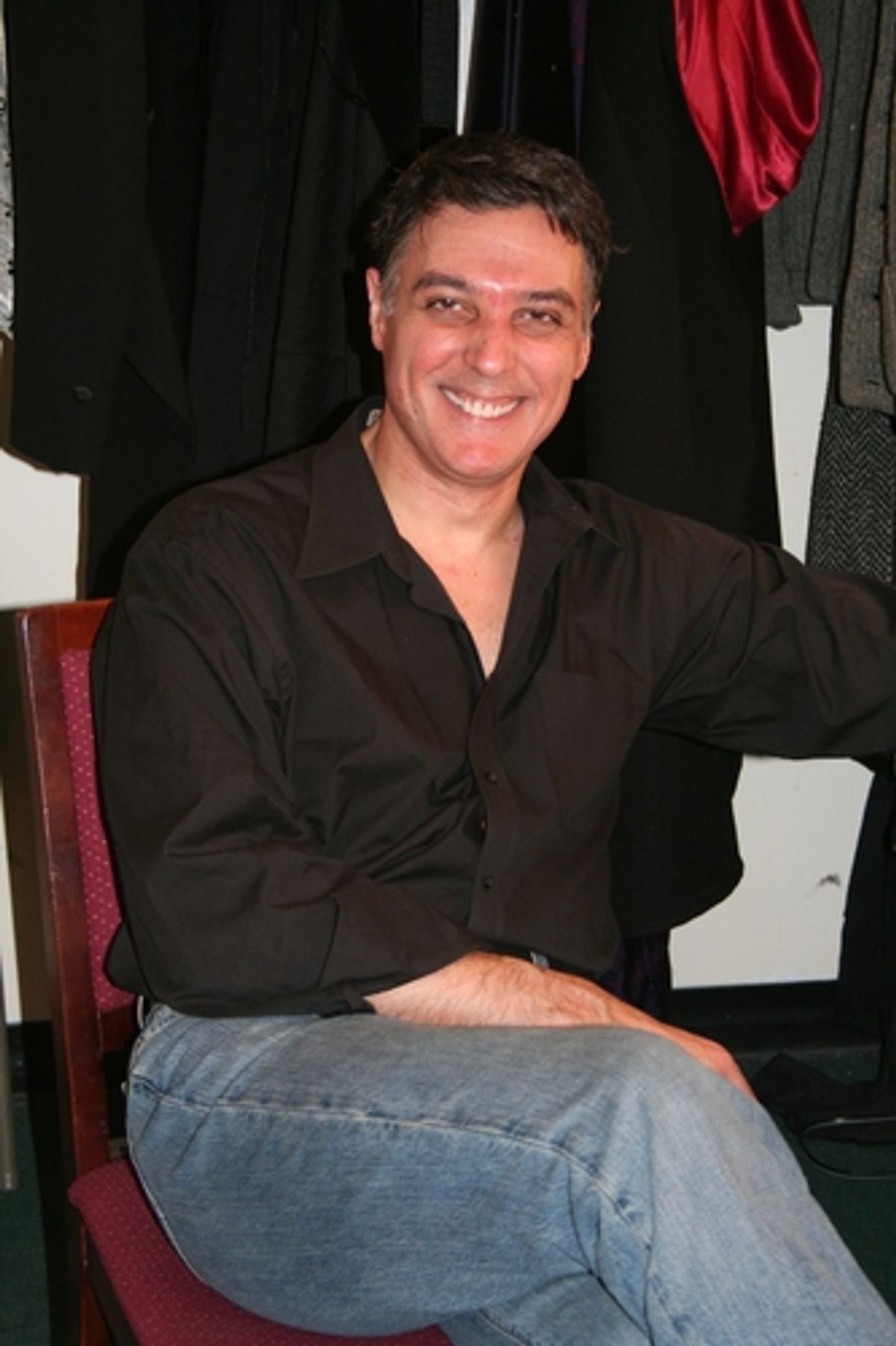 Robert Cuccioli at Backstage with Robert Cuccioli and the Cast of 'Phantom' at WBT