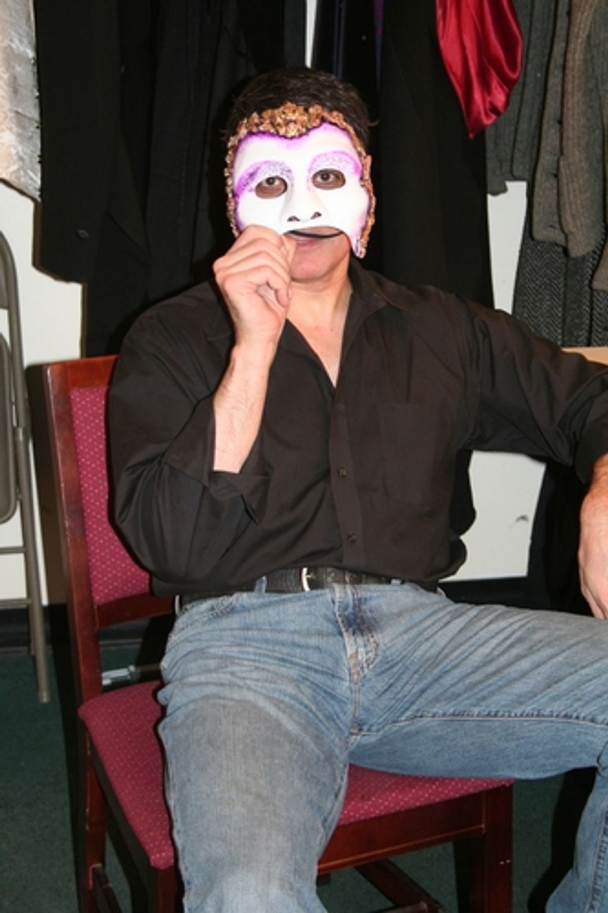 Robert Cuccioli at Backstage with Robert Cuccioli and the Cast of 'Phantom' at WBT