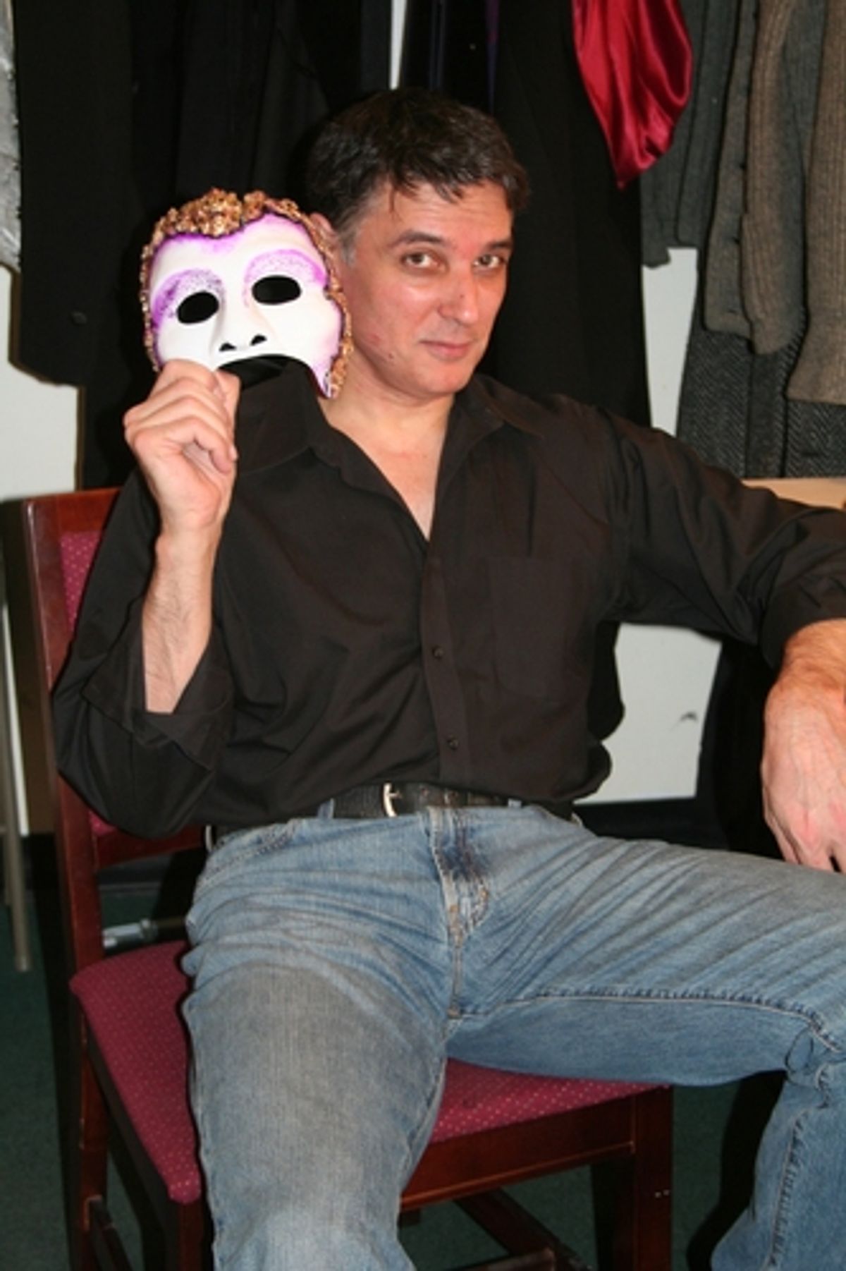 Robert Cuccioli at Backstage with Robert Cuccioli and the Cast of 'Phantom' at WBT