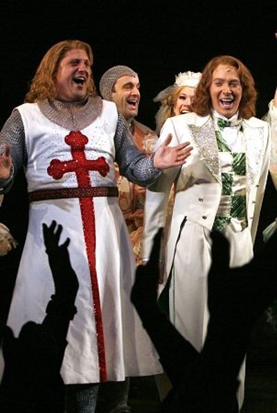Christopher Sieber and Clay Aiken Photo