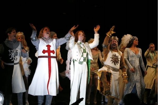 Rick Holmes, Christopher Sieber, Clay Aiken, Jonathan Hadary, Hannah Waddingham and D Photo