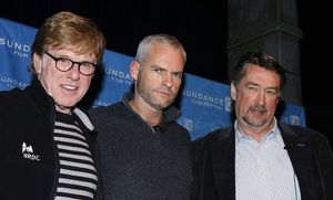 Robert Redford, Martin McDonagh and Geoffry Gilmore Photo