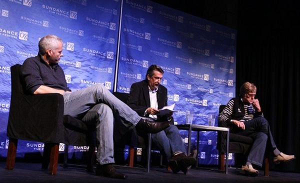 Martin McDonagh, Geoffry Gilmore and Robert Redford Photo