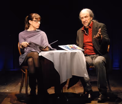 Elizabeth Marvel and F. Murray Abraham Photo