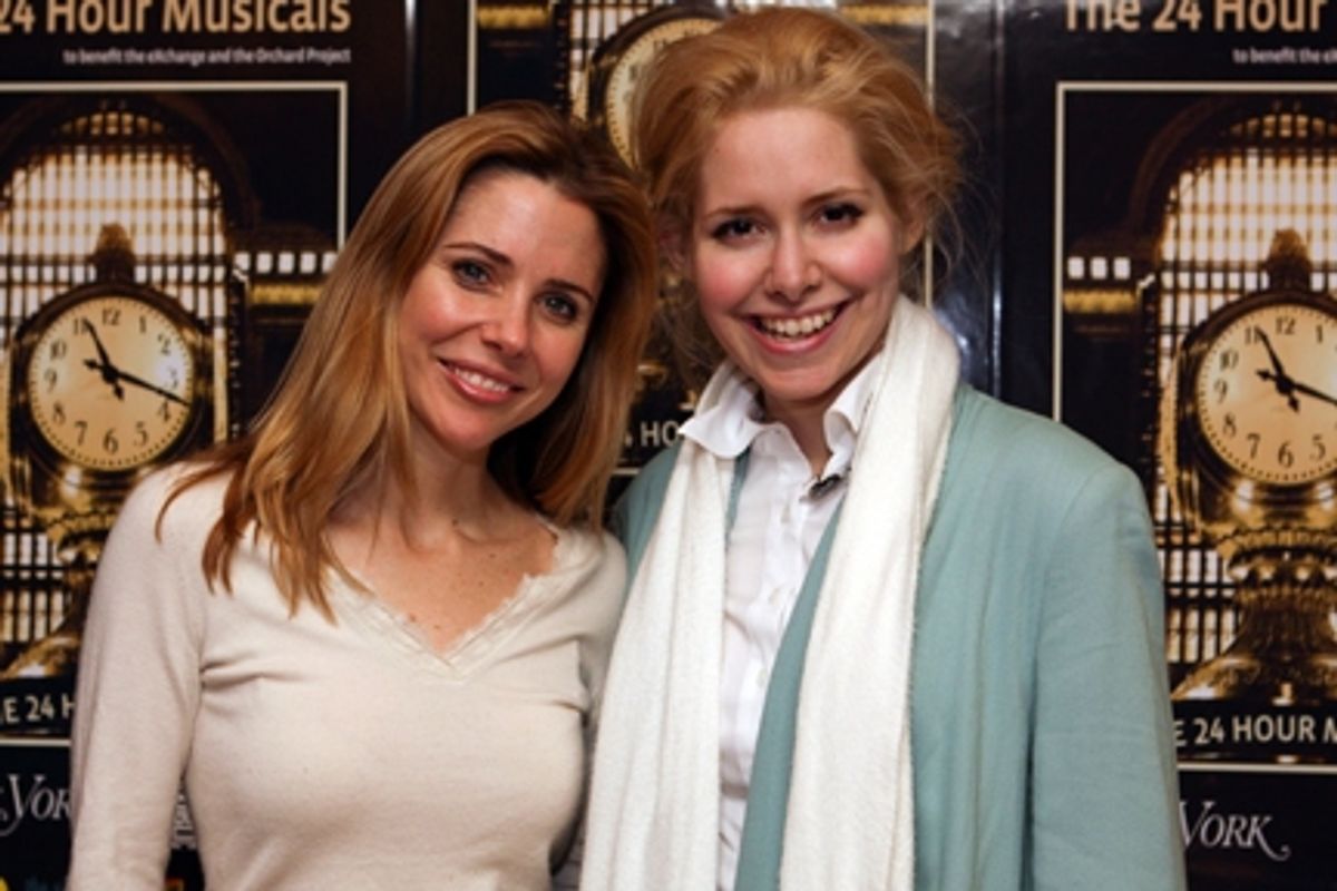 Kerry Butler and Nellie McKay at 'The 24 Hour Musicals'