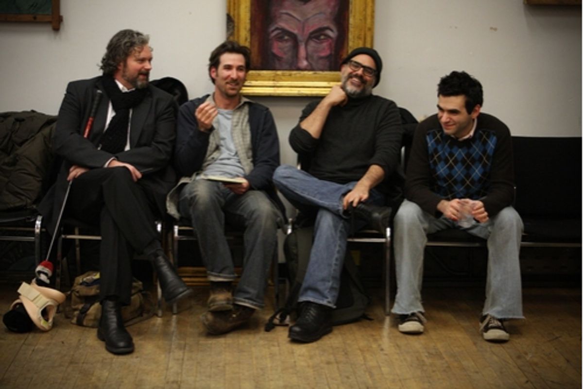 John Ellison Conlee, Jonathan Bernstein, David Yazbek, Joe Iconis at 'The 24 Hour Musicals'