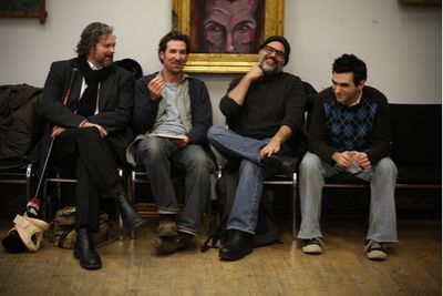 John Ellison Conlee, Jonathan Bernstein, David Yazbek, Joe Iconis Photo