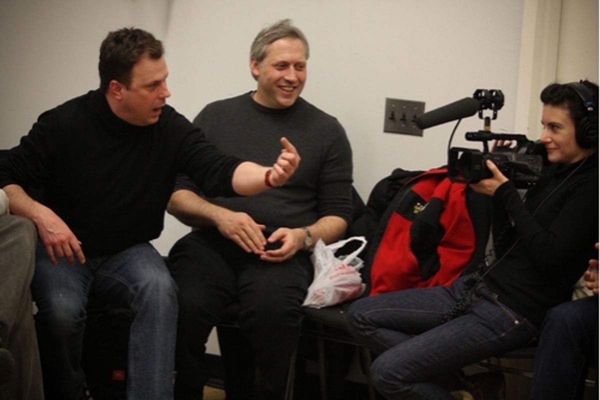 Brooks Ashmanskas and Peter Ellenstein at 'The 24 Hour Musicals'