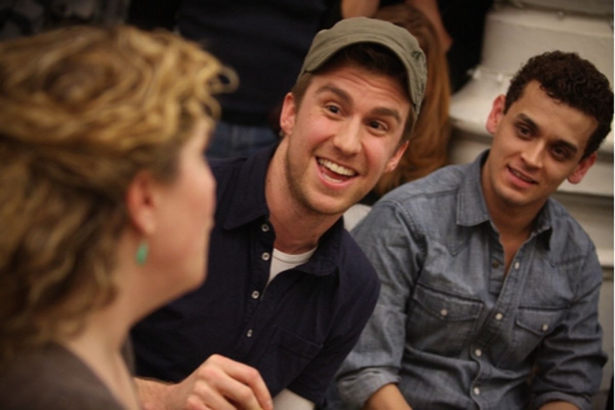 Gavin Creel and Michael Longoria at 'The 24 Hour Musicals'