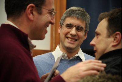 Mo Rocca with Ted Sperling and Brooks Ashmanskas Photo