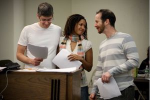 Mo Rocca, Tracie Thoms and Denis O'Hare
 Photo