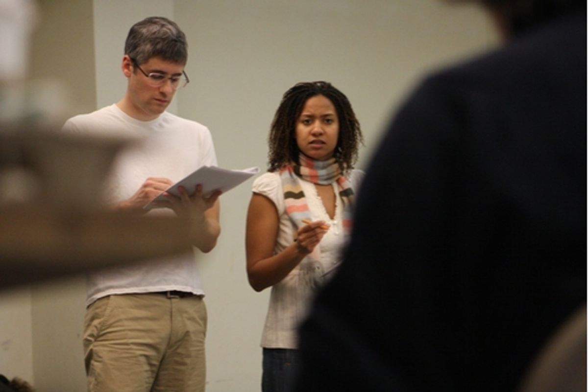 Mo Rocca and Tracie Thoms at 'The 24 Hour Musicals'