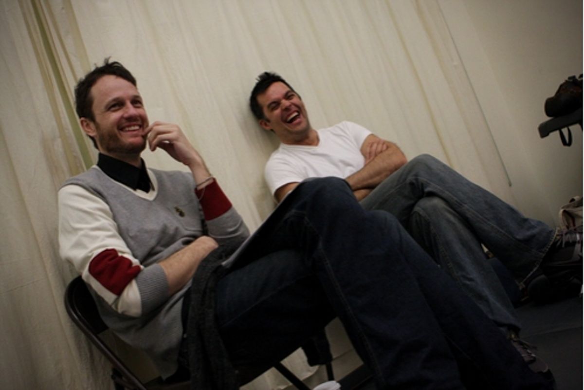 Todd Almond and Adam Bock at 'The 24 Hour Musicals'