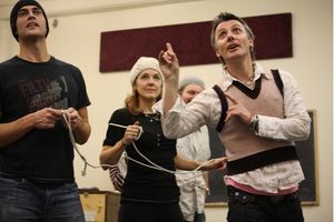 Cheyenne Jackson, Victoria Clark and Jonathan Butterell
 Photo