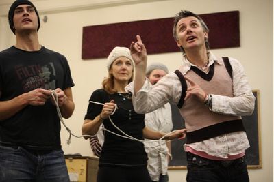 Cheyenne Jackson, Victoria Clark and Jonathan Butterell
 Photo