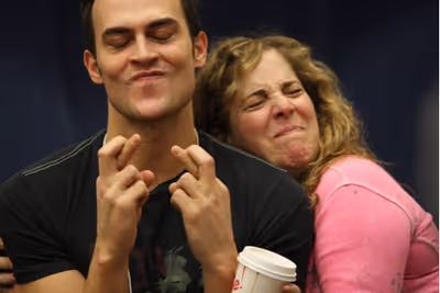 Cheyenne Jackson and Claudia Shear
 Photo