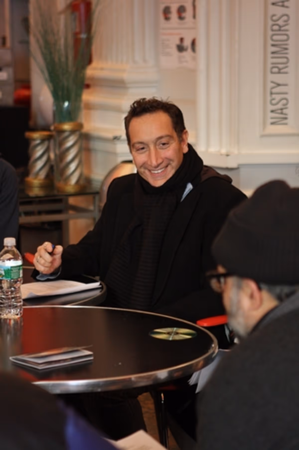 Moises Kaufman at the first read-through at 'The 24 Hour Musicals'