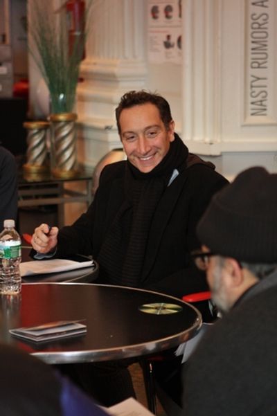 Moises Kaufman at the first read-through Photo