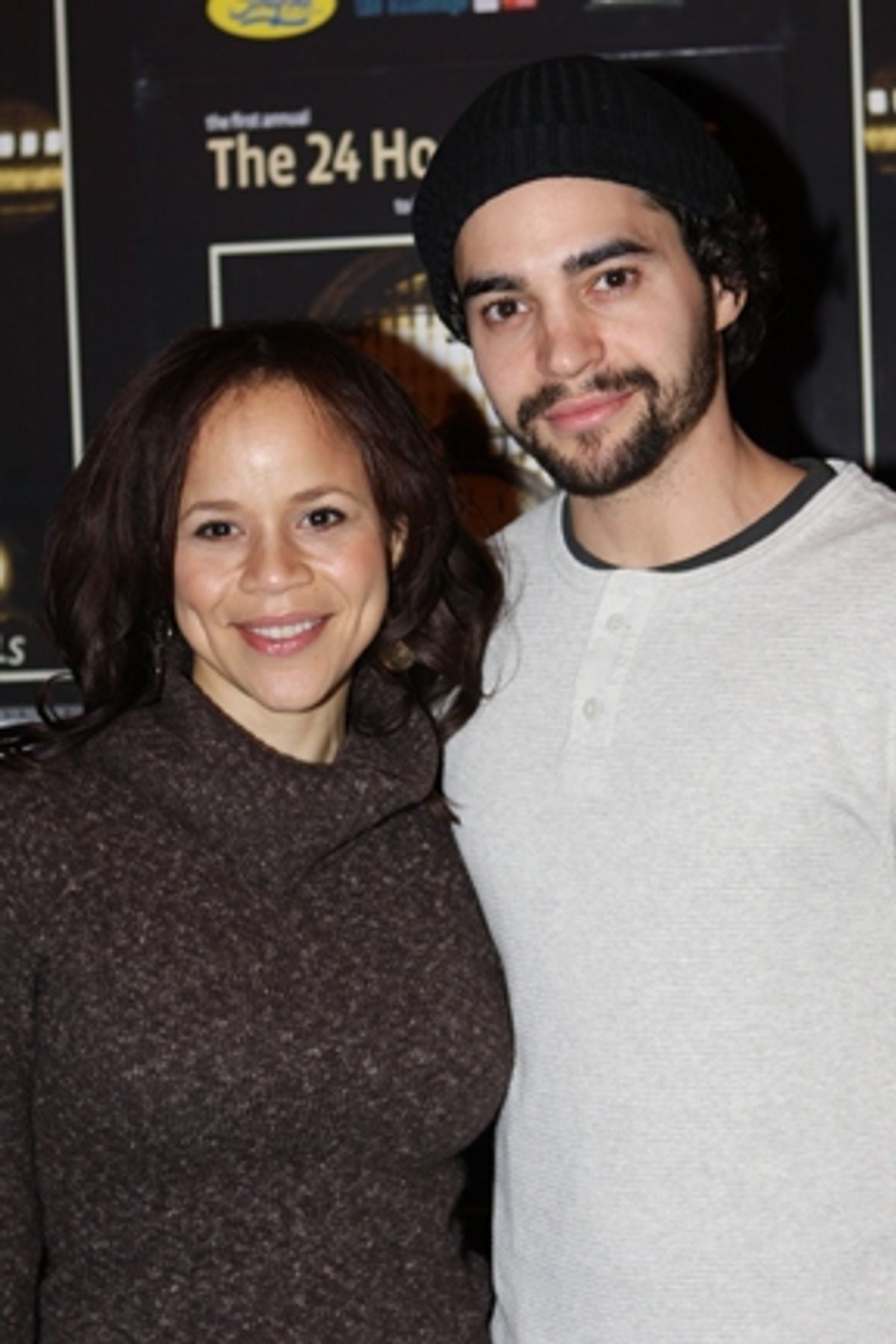 Rosie Perez and Ramon Rodriguez at 'The 24 Hour Musicals'