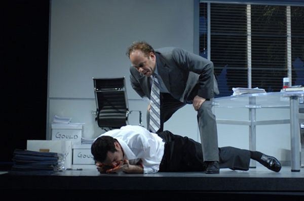 l-r Matthew Del Negro, Andrew Polk (standing) Photo