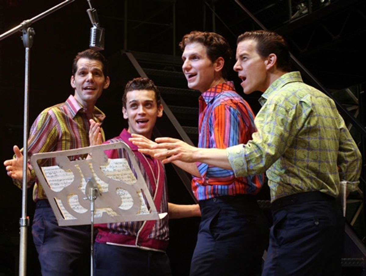 l-r: J. Robert Spencer, Michael Longoria, Sebastian Arcelus and Christian Hoff
 at 