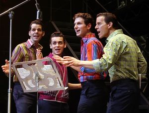 l-r: J. Robert Spencer, Michael Longoria, Sebastian Arcelus and Christian Hoff
 Photo