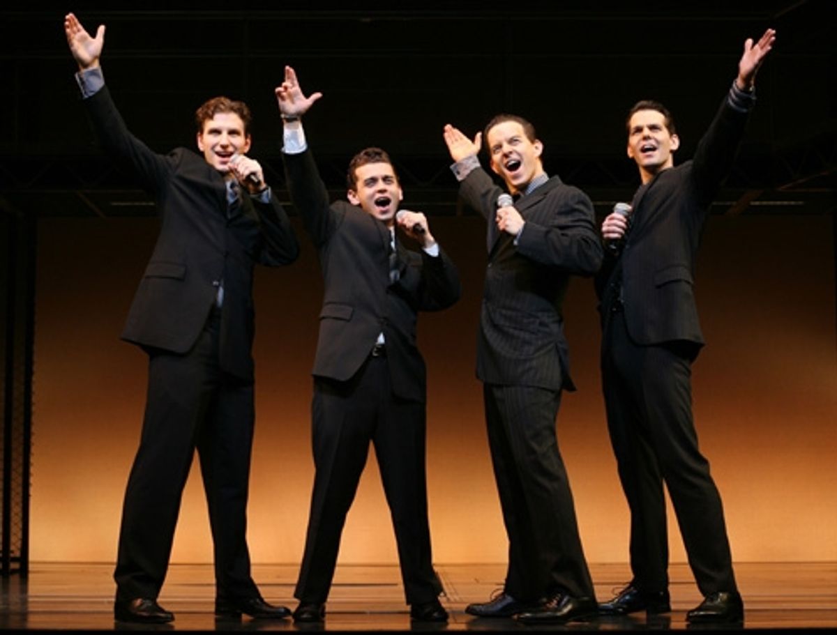 l-r: Sebastian Arcelus, Michael Longoria, Christian Hoff and J. Robert Spencer
 at 