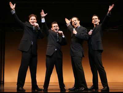 l-r: Sebastian Arcelus, Michael Longoria, Christian Hoff and J. Robert Spencer
 Photo
