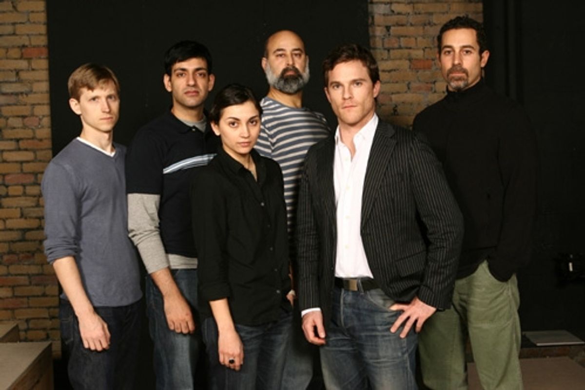 l-r: Jeremy Beck, Sevan Greene, Aadya Bedi, Ramsey Faragallah, Mike Doyle and Waleed F. Zuaiter at 