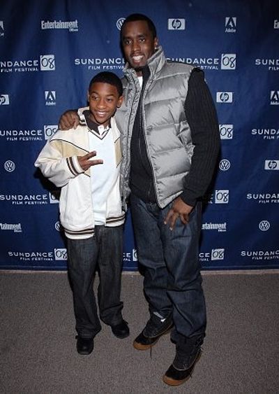 Justin Martin and Sean Combs
 Photo