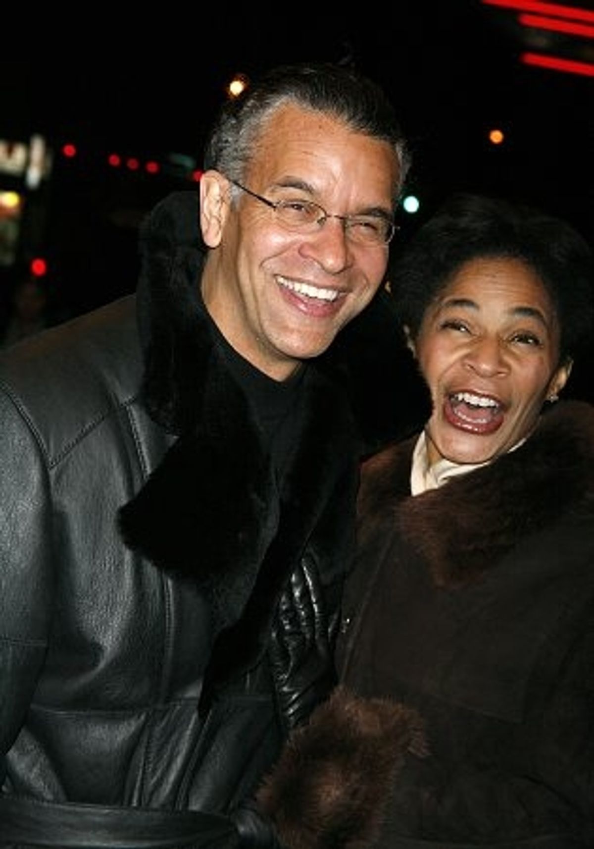 Brian Stokes Mitchell and Allyson Tucker
 at 