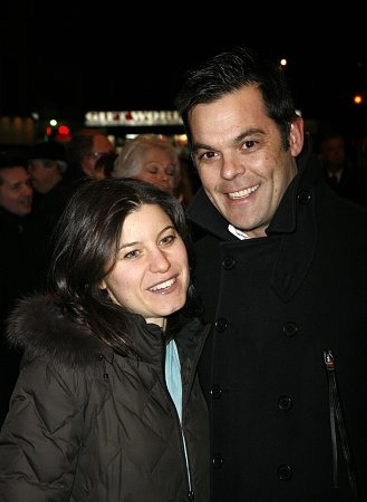 Adam Bock and guest
 at 