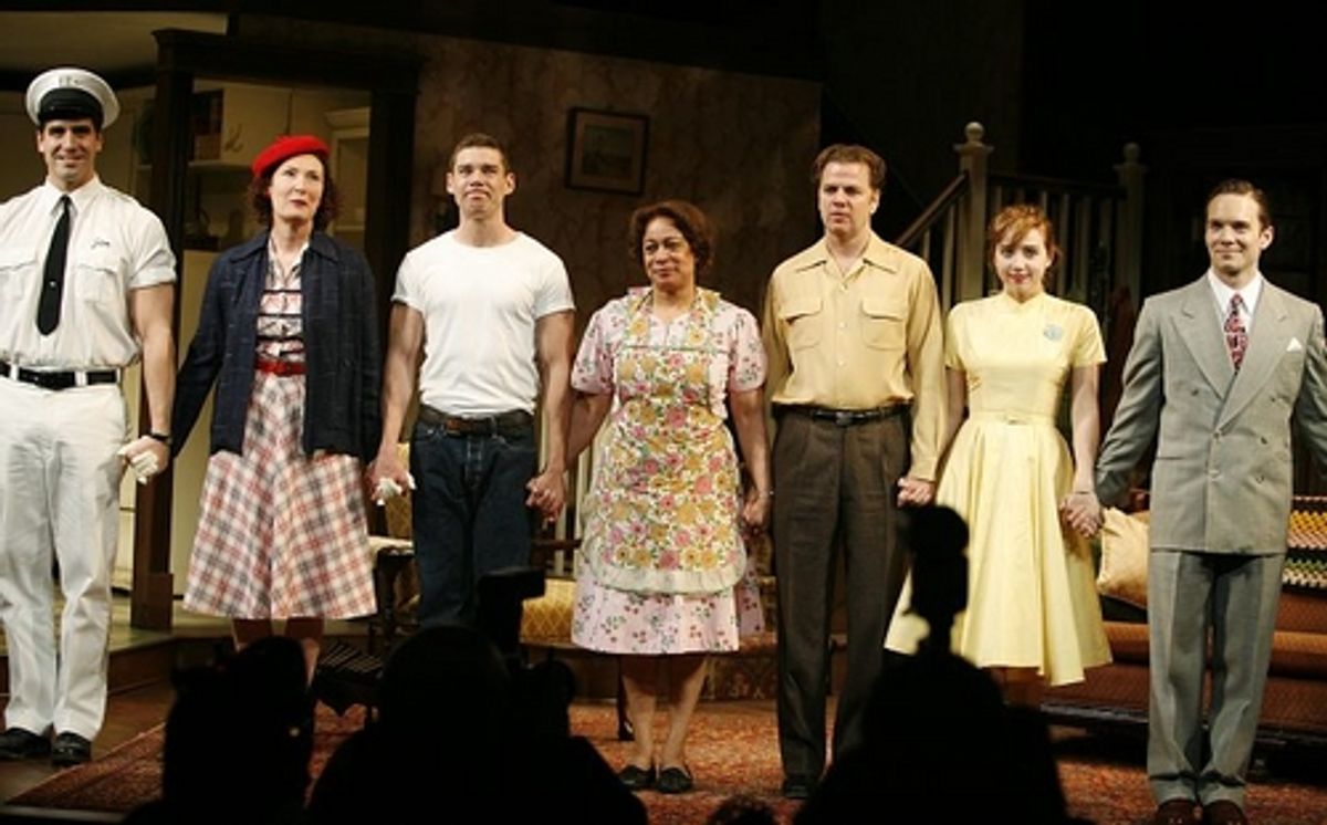 l-r: Matthew J. Williamson, Brenda Wehle, Daniel Damon Joyce, S. Epatha Merkerson, Kevin Anderson, Zoe Kazan and Chad Hoeppner 
 at 