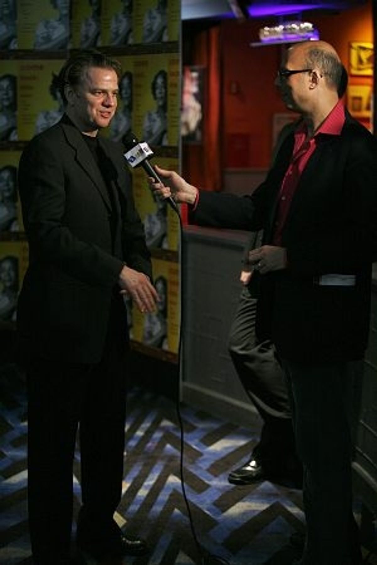 Kevin Anderson and Richard Ridge of 'Broadway Beat'
 at 