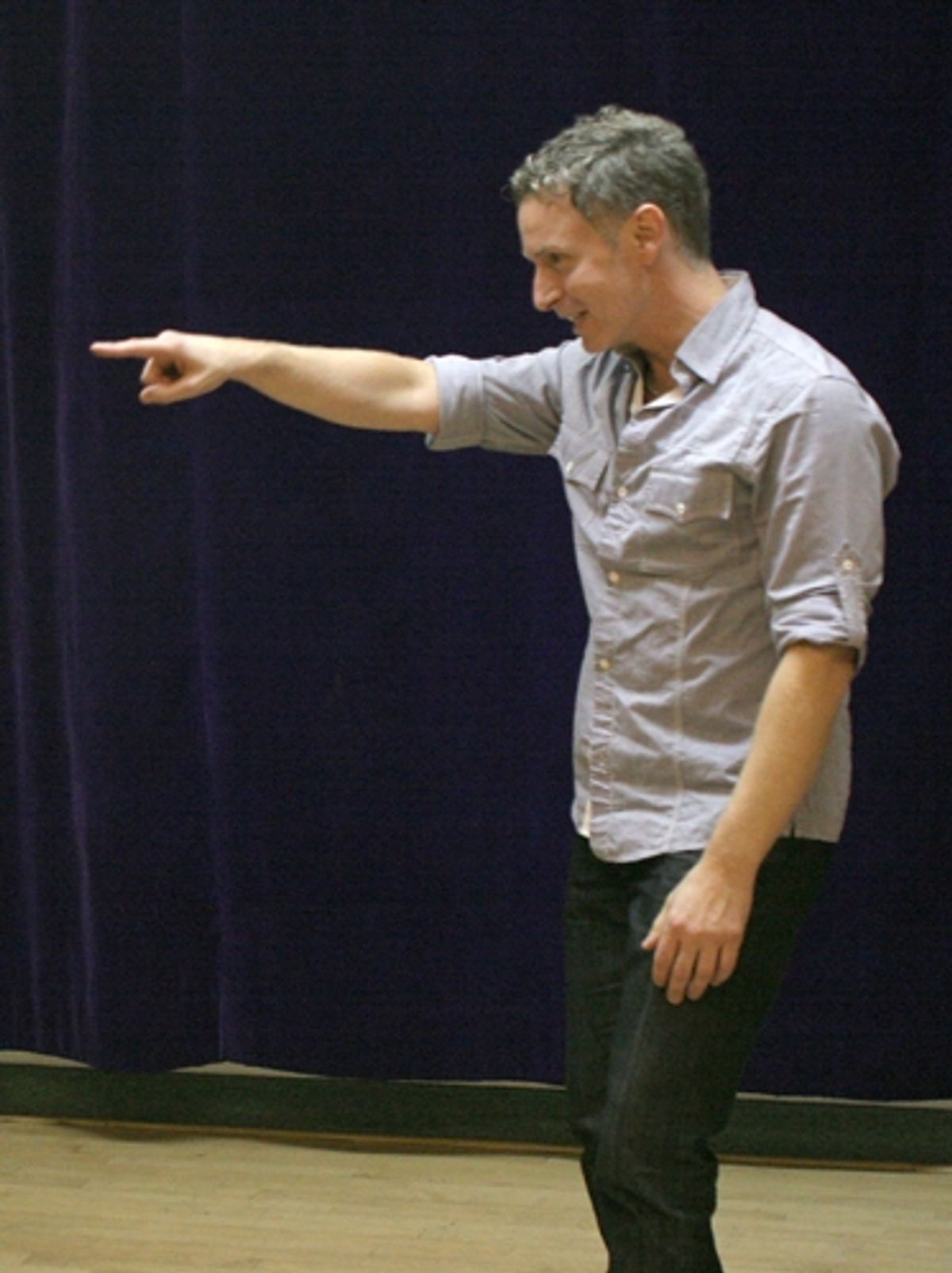 Joe Langworth coaches a BAA student at Michelle Federer Teaches BAA Master Class
