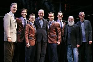 l-r: Edward Strong, Sebastian Arcelus, Michael Longoria, Gavin Jennings, Christian Hoff, J. Robert Spencer, Michael David and Rodney Rigby @ BroadwayWorld l-r: Edward Strong, Sebastian Arcelus, Michael Longoria, Gavin Jennings, Christian Ho Photo