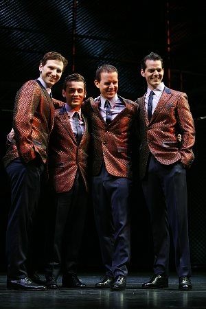 Sebastian Arcelus, Michael Longoria, Christian Hoff and J. Robert Spencer @ BroadwayWorld Sebastian Arcelus, Michael Longoria, Christian Hoff and J. Robert Spencer Photo