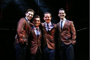 Sebastian Arcelus, Michael Longoria, Christian Hoff and J. Robert Spencer @ BroadwayWorld Sebastian Arcelus, Michael Longoria, Christian Hoff and J. Robert Spencer Photo