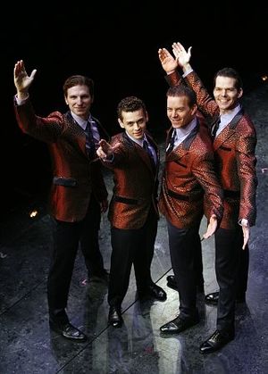 Sebastian Arcelus, Michael Longoria, Christian Hoff and J. Robert Spencer @ BroadwayWorld Sebastian Arcelus, Michael Longoria, Christian Hoff and J. Robert Spencer Photo