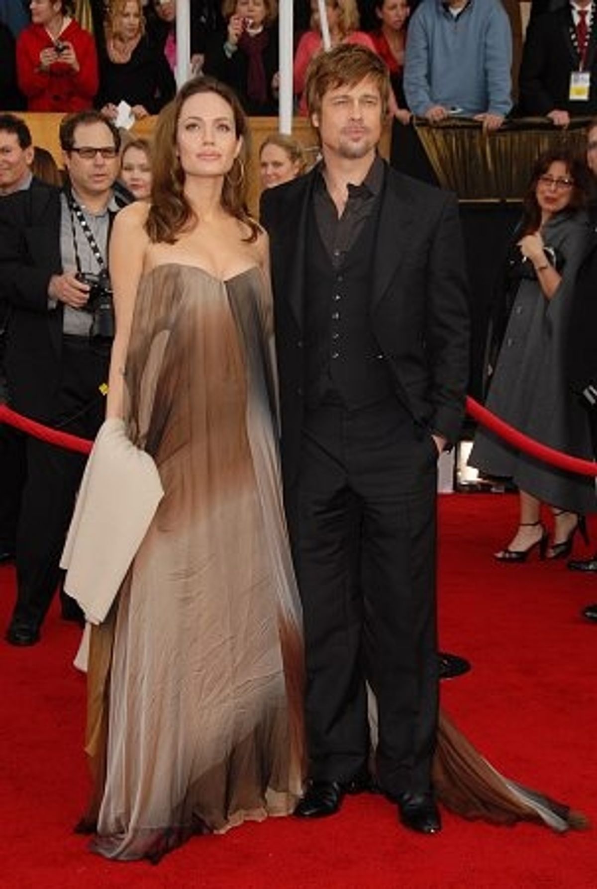 Angelina Jolie and Brad Pitt at Screen Actors Guild Awards