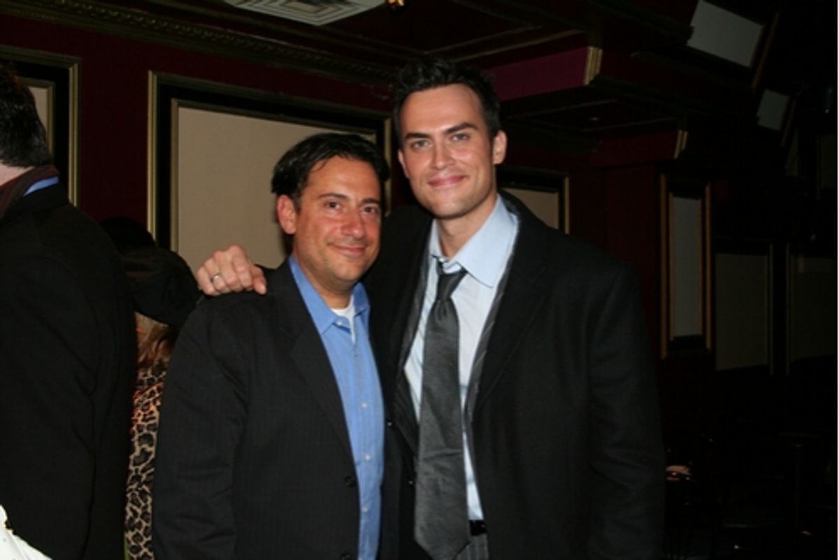 Eugene Pack and Cheyenne Jackson at 