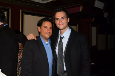 Eugene Pack and Cheyenne Jackson Photo