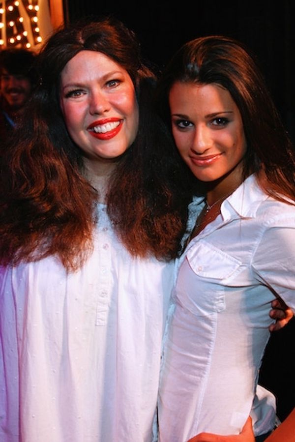 Valerie Fagan and Lea Michele Photo