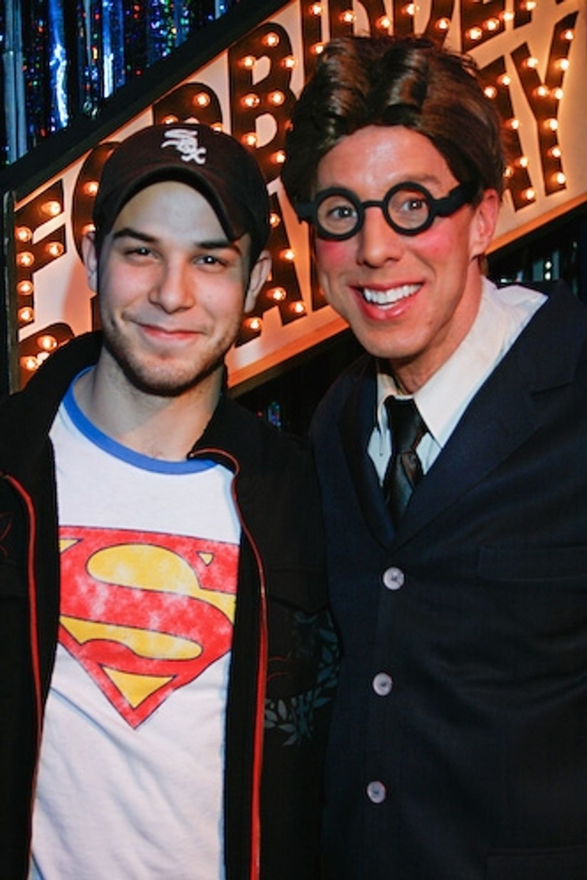 Skylar Astin and Michael West at 