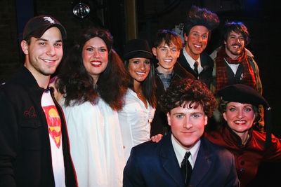 Skylar Astin, Valerie Fagan, Lea Michele, Blake Bashoff Photo