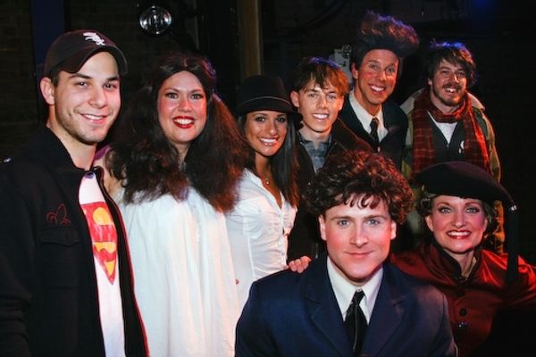 Skylar Astin, Valerie Fagan, Lea Michele, Blake Bashoff Photo